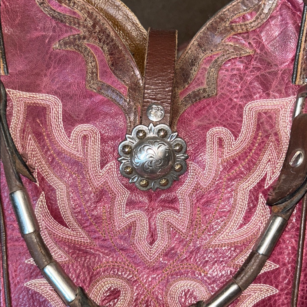 Western Style Pink and Brown Women's Bag TLC - Picture 7 of 13